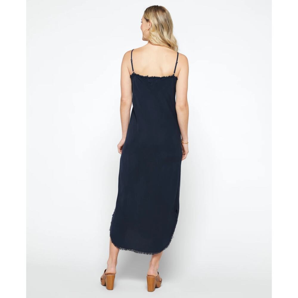 Bella Dahl Dorinne Frayed Midi Slip Dress Size XL - Picture 4 of 6